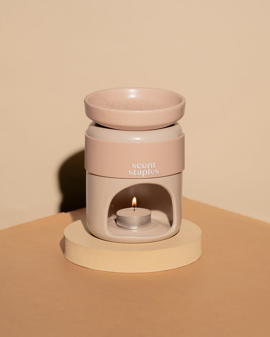 Wafty Ceramic Burner In Primrose Pink