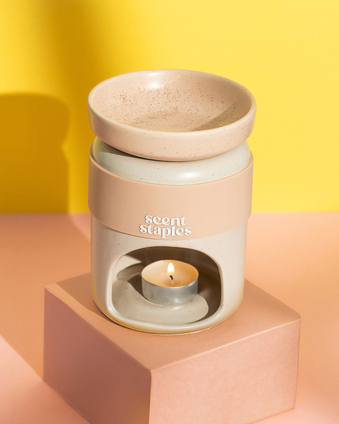 Wafty Ceramic Burner In Primrose Pink